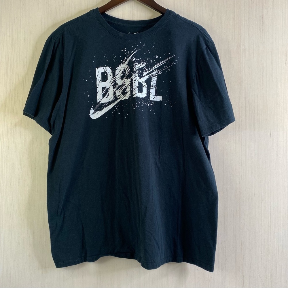 Nike Men's BSBL Graphic Short Sleeve Crew Neck T-Shirt Black XL
